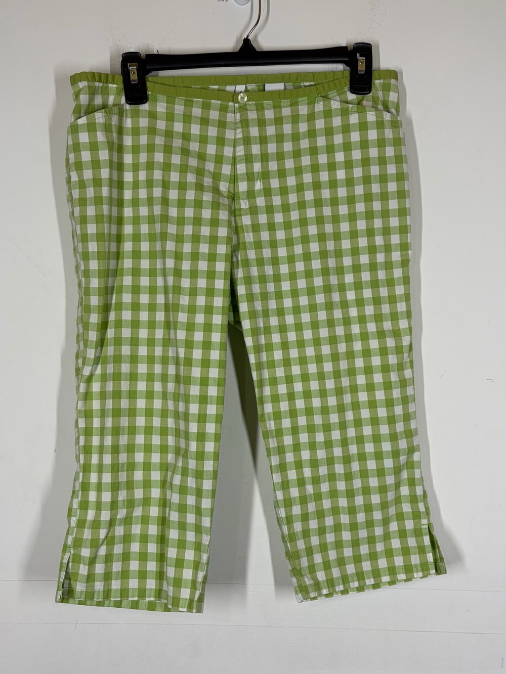 Y2K Abercrombie & Fitch Gingham Low Rise Capris Size 10